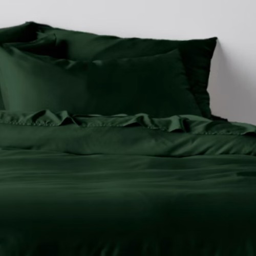 Ecosa Bamboo Quilt Cover Forest Green